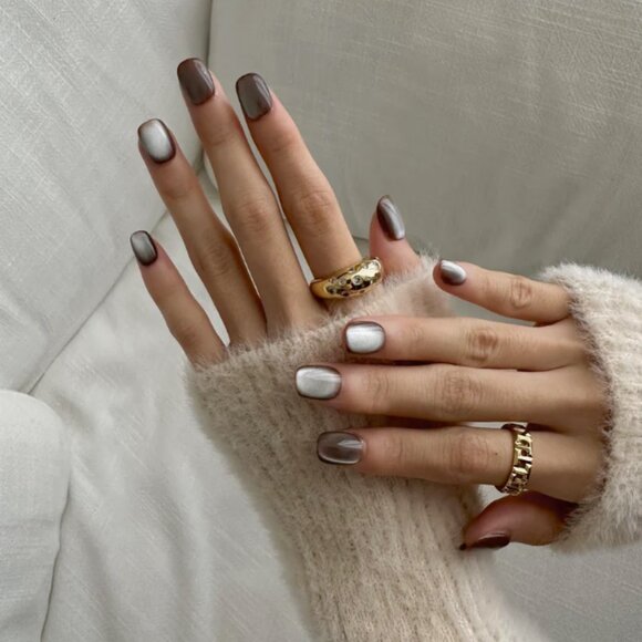 Glamade Other - Glamade Mocha Velvet Nails S